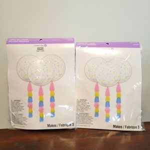 Celebrate It Set of 6-36" Jumbo Balloons with confetti